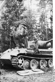 ファイル:180px-Panther field repairs Note the transmission exchange.jpg