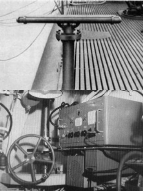 Шумопеленгатор JP-1 (гидрофон, поворотное устройство и усилитель)