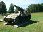 M41 155 mm howitzer in the US Army Ordnance Museum..JPG