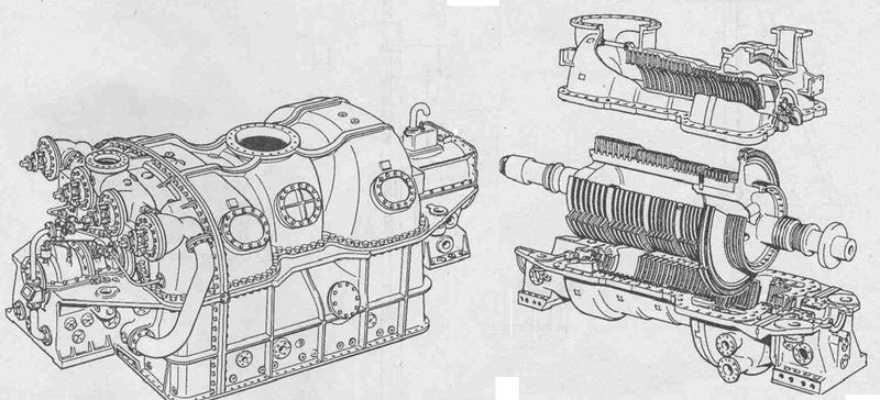 File:Турбины низкого и высокого давления.jpg