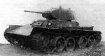 T-26 The prototype of STZ-25 (T-25) wheeled-tracked light tank during tests at the Kubinka Tank Proving Ground September 1939.jpg