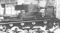 T-26 mod. 1933 with applique armour after running trials