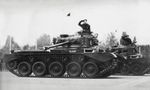 The Cromwell was too lightly gunned to effectively deal with Nazi German Tigers and Panthers. A new version, mounting a 77mm gun, appeared in November 1944..jpg