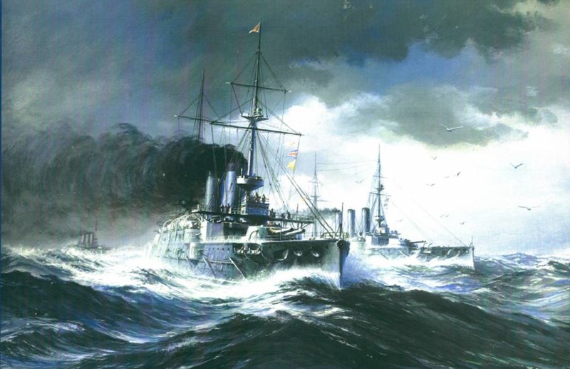 Archivo:Броненосцы «Микаса» и «Сикисима».jpg