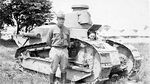 Leiutenant Colonel Dwight D. Eisenhower, inm front of FT17 tank, 1919..jpg