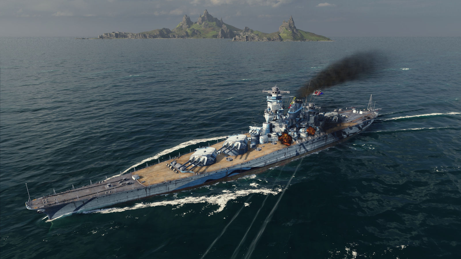 Линкор Yamato в World of Warships