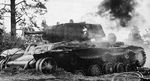 A destroyed Soviet KV-1 in Olonets, September 1941 during the Continuation War.jpg