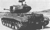 M-26E1 fitted with the larger T54 90mm cannon