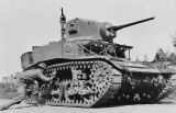 M3 Light Tank during war games in Tennessee