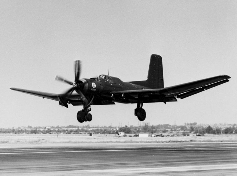File:Douglas XTB2D-1 landing c1945.jpg