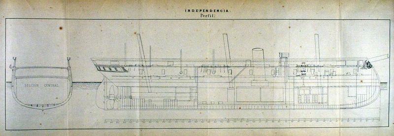 Archivo:Fragata independencia perfil.jpg