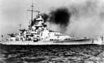 Scharnhorst_испытания,_с_носа.png