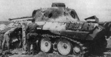 Panther tank destroyed at Kursk