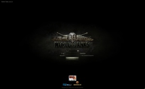 The log in screen of WoT