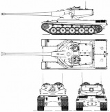 AMX50B drawings from 1958