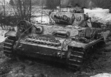 Panzer IV stuck in the mud (rasputica) on the Eastern front