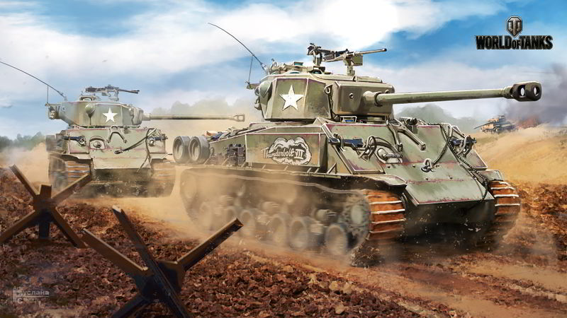 Datei:M4A3E8 Thunderbolt VII art 2.jpg
