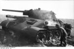 T-34 from factory 112 destroyed at the Battle of Prokhorovka 1943.jpg