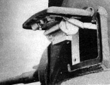 M3 light tank's pistol port and protectoscope