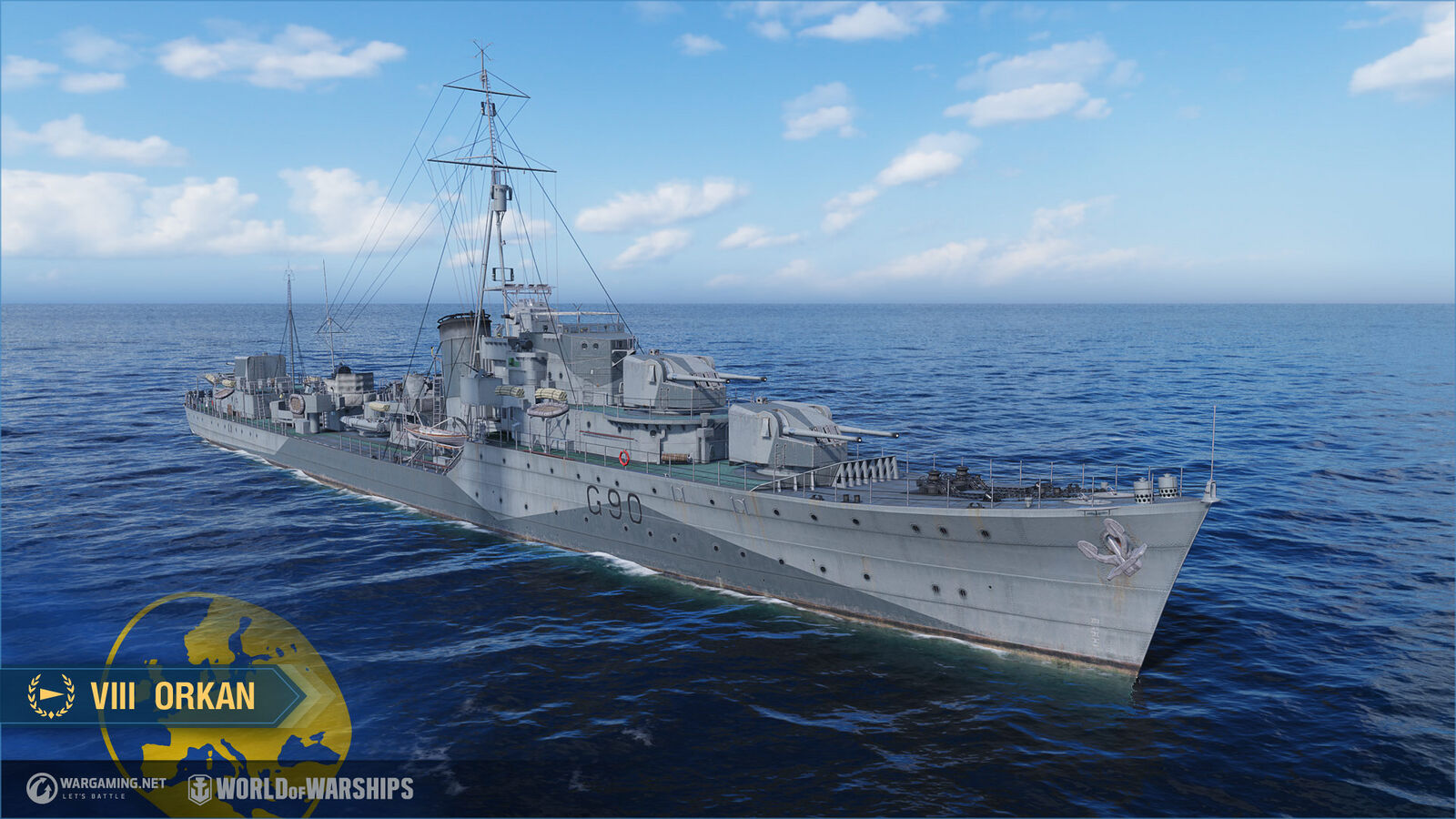 В чем секрет эсминца из новогодних коробок orkan world of warships happysmurf online