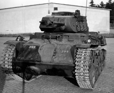 Strv m/40L with applique armour