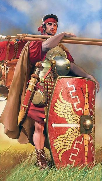Одежда и снаряжение римских легионеров в Палестине евангельского периода