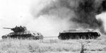T-34 ARV (right) towing a disabled tank at the Battle of Kursk.jpg