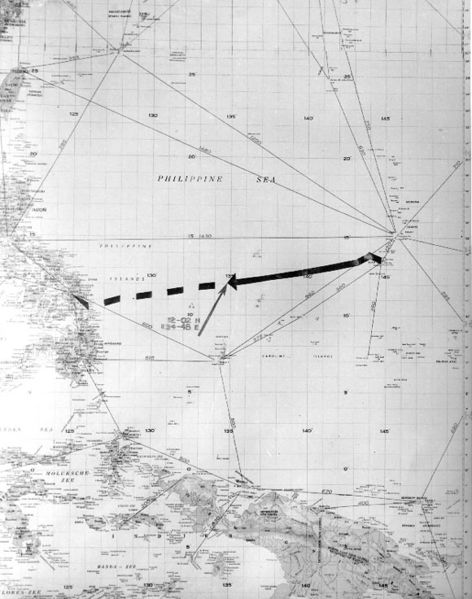 File:USS Indianapolis-last voyage chart.jpg - Global wiki. Wargaming.net